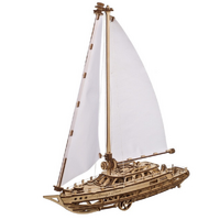 UGears Serenity's Dream Yacht Mechanical Model Kit additional image