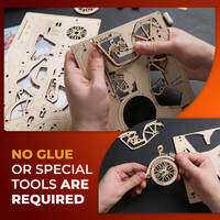 UGears Indie Moto 2.5D Wooden Puzzle Kit additional image