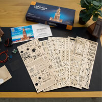 UGears Lighthouse of Alexandria Wooden Model Kit additional image