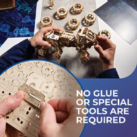 UGears Manned Mars Rover Wooden Model Kit additional image