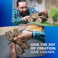 UGears Tracked Off Road Vehicle Wooden Model Kit additional image
