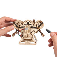UGears V8 Engine Wooden Model Kit additional image