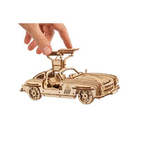UGears Winged Sports Coupe Wooden Model Kit additional image