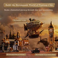 Steampunk Series Zeppelin Airship Model Kit 1949pcs additional image