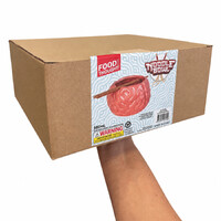 Brain Ceramic Noodle Bowl with Chopsticks additional image