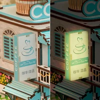 Cape Coffee Shop 3D Wooden Puzzle DIY Storage Box additional image