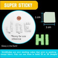 StickiKubes Glow in the Dark Tub additional image