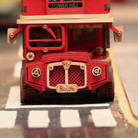 Rolife London Tour Bus 3D Wooden Kit additional image