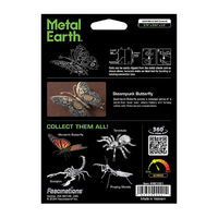 Metal Earth Steampunk Butterfly Model Kit additional image
