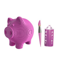 Piggy Money Bank 3D Cardboard Puzzle additional image