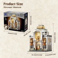 Retro Series Dinosaur Museum Construction Set additional image