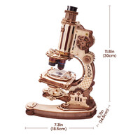 ROKR Microscope Mechanical Wooden Kit additional image