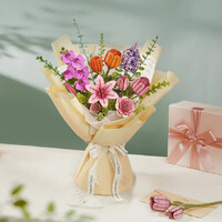 Rowood Pink Tulip Wooden Bloom Craft Kit additional image