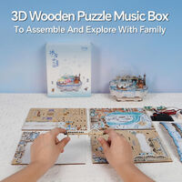 Snow World 3D DIY Rotating Music Box Kit additional image