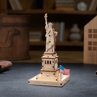 UGears Statue of Liberty Mini Wooden Model Kit additional image