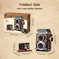 Retro Collection Twin Lens Reflex Camera Construction Set additional image