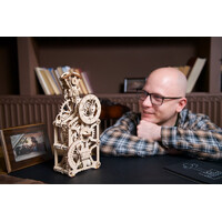 UGears Engine Clock Wooden Model Kit additional image