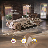 UGears Sports Car Rapid Mouse Wooden Model Kit additional image