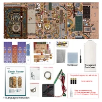 Clock Tower 3D Wooden Puzzle DIY Book Nook additional image