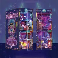 Cyber City 3D Wooden Puzzle DIY Book Nook Kit additional image