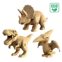 Dinos Trio 3-in-1 3D Cardboard Puzzle additional image