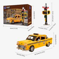 Joyside Series New York Yellow Cab Model Kit 1601pc additional image