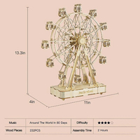 Rolife Music Box Ferris Wheel Wooden Kit additional image