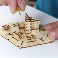 Woodland Outpost DIY Treehouse Model Kit additional image
