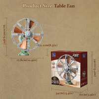 Retro Collection Table Fan Construction Set additional image