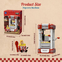 Retro Collection Popcorn Machine Construction Set additional image
