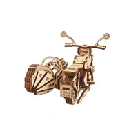 UGears Hagrid's Flying Motorbike with Sidecar Model Kit additional image