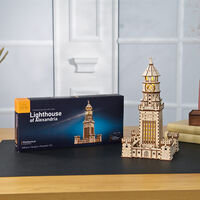 UGears Lighthouse of Alexandria Wooden Model Kit additional image