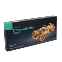 UGears Three Wheeler UGR-S Wooden Model Kit additional image