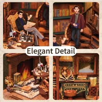 Violin Detective 3D Wooden Puzzle DIY Book Nook additional image