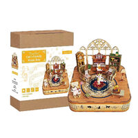 Cat's Family 3D DIY Rotating Music Box Kit additional image