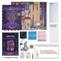 Cyber City 3D Wooden Puzzle DIY Book Nook Kit additional image