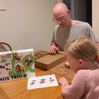 Dinos Trio 3-in-1 3D Cardboard Puzzle additional image