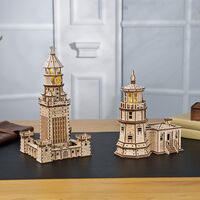 UGears Split Rock Lighthouse Wooden Model Kit additional image