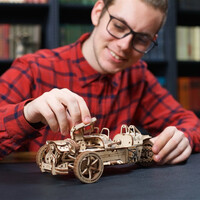 UGears Three Wheeler UGR-S Wooden Model Kit additional image