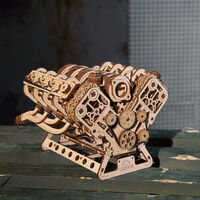 UGears V8 Engine Wooden Model Kit additional image