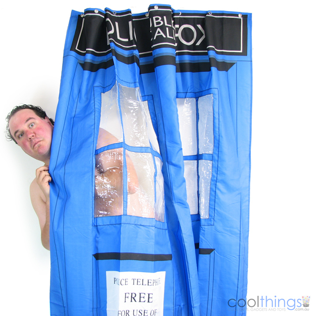 Doctor Who Tardis Shower Curtain