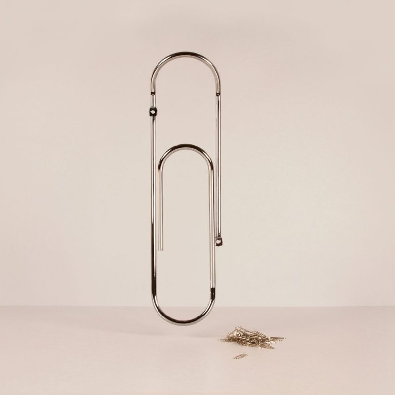 Luxe Giant Paper Clip Hook Coat hooks come in all sizes and shapes