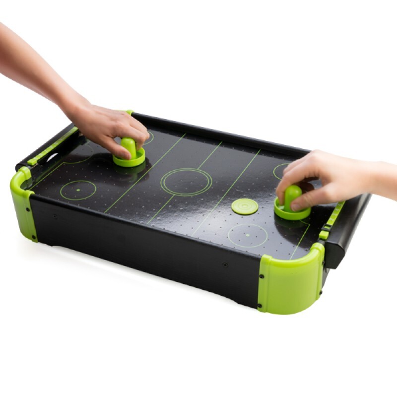 Granjero polla disparar Glow in The Dark Desktop Air Hockey | The pluck floats smoothly on a bed of  air!