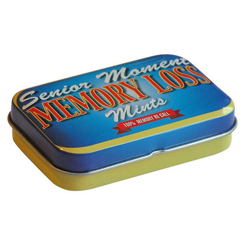 Senior Moment Memory Loss Mints | To help you forget about your ...