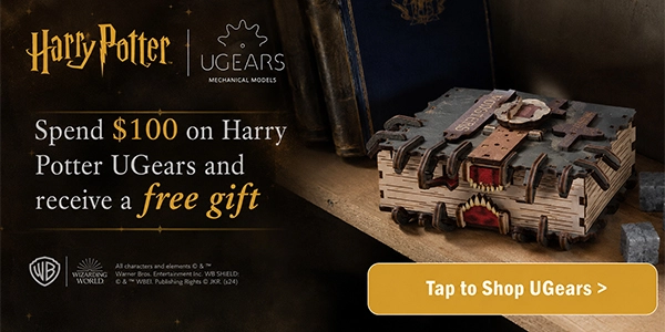 Spend $100 on Harry Potter UGEARS and get a free