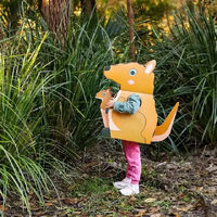 3D Cardboard Mila the Kangaroo Costume Kit main image