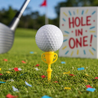 Trophy Golf Tees 6pc Set