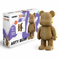 Arty Bear 3D Cardboard Puzzle