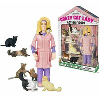 Crazy Cat Lady Action Figurine