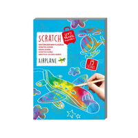 Airplane Mini Scratch Book